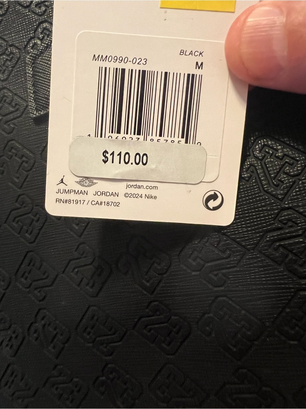 Womens nike Jordan monogram tote bag (17L) size M (MM0990 023) - Picture 6 of 6